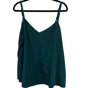 Torrid Size 2 Dark Green Dressy Blouse